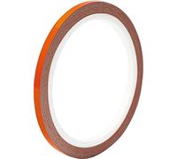 Tiras Decorativas Autoadhesivas Premium para Choce, Motos, Barcos, Bicicletas, Modelismo, Adhesivo Polimérico Altamente Performante, Revestimiento Car Wrapping 10 m (S (5 mm), naranja)