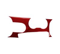 Tiras Decorativas Coche Para Ford Para Mustang Para GT 2015-2021 Moldura Panel Palanca Cambios Portavasos Adhesivo Decorativo Y Marco(Rojo)