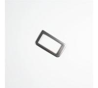 Tiras Decorativas Para Marco De Botón Interruptor Puerta Delantera Coche, Embellecedoras Para Audi A6 C8 2019-2021, Accesorios Interior pegatinas(Plata)