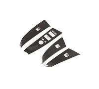 Tiras decorativas para molduras interiores para BMW Serie 5 E60 2004 2005 2006 Puerta interior del coche Interruptor de elevación de ventana Botón Marco de panel de cubierta protectora ABS cromado