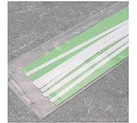 Tiras dimensionales blancas de 0.10 x 0.125 x 14 pulgadas (10)
