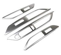Tiras Embellecedoras Salpicadero Para P&eugeot 3008 GT 2017-2021 Cubierta Interruptor Ventana Coche Acero Inoxidable Panel De Control De Ventana Moldura De Estilo De Coche LHD