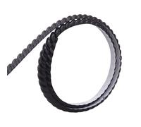 Tiras flexibles de PVC para molduras de pared, 5 m x 20 mm, borde autoadhesivo decorativo para superficies lisas, fácil de cortar e instalar con despegar y pegar, impermeable y duradero, para