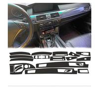 Tiras Interiores Coche Auto Interior Trim Película Protectora Decoración 5D Vinilo Fibra Carbono para BMW 5 Series 528xi 535d,530d,530i,530xi,535i,para M5 E60 2003-2010 LHD Decoración Interiores