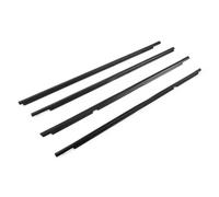 Tiras Laterales 4 Burletes Para Ventanas De Coche Para Toyota Para Corolla 2008-2019 Molduras Goma Impermeables Para Cristales Puertas Laterales Moldura Ventana(2008-2013 negro)