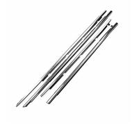 Tiras Laterales Burlete Sellador Para Ventanas De Coche Para Lexus GX400 2010-2023 Billetes Sellado Para Puertas, Impermeables, Para Exteriores Moldura Ventana(Cromado 4 piezas)