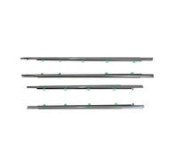 Tiras Laterales Juego De 4 Burletes Para Ventanas Coche Para CRV 2007-2022 Burlete Impermeable Cromado Con Correa Presión Para Moldura Umbral Moldura Ventana(2012-2016)