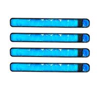 Tiras LED para patas de caballo, juego de polainas de seguridad, accesorios de seguridad para mascotas con 4 modos, para montar a caballo, senderismo, desfile de rancho