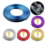 Tiras líneas de molduras lnterior del Coche，5M Lnterior del Coche decoración línea de moldura Car Interior molduras Tiras，para Todos los Coches (Blue)