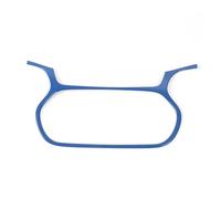 Tiras Molduras Interiores Embellecedor Marco Interruptor Botón Aire Acondicionado Tablero Pegatinas Decorativas Para Jeep Para Renegade 2015-2017(Azul)