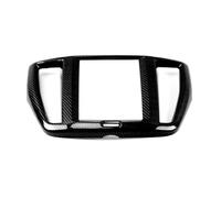 Tiras Molduras Interiores Para Volvo Para XC60 2018-2020 Cubierta Panel Control Navegación Con Patrón Fibra Carbono Marco Embellecedor ABS(Navigation panel)
