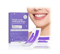 Tiras Moradas for El Cuidado Los Dientes, Combina Blanqueamiento Y Cuidado Dental, Reduce la Sensibilidad, Antidesplazamiento, Cobertura Total, Fácil Uso en El Hogar 30 Minutos(3pcs)