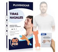 Tiras Nasales Antironquidos Unisex Extrafuerte 80 Pcs Adhesivo Dilatador para Deportistas Ideal para Dormir y Respirar Mejor Muy Fácil Uso Mejor Solución para Congestión Nocturna Rinitis Sinusitis