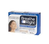 Tiras Nasales Breathe Right Classic Tamaño P/M 10 Tiras