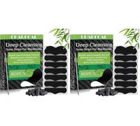 Tiras Nasales, CarbónTiras Nasales (80 PCS), Tiras nasales de limpieza Profunda Para Puntos Negros Para Todo Tipo de Piel (mujeres y hombres), Mantenga la Piel Clara y Apriete los Poros (Paquete de 2)