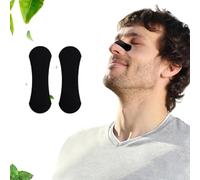 Tiras nasales de rendimiento para respirar (60 unidades) - Adhesivo a prueba de aceite y sudor - Tiras nasales atléticas para roncar y dormir - Negro, extra fuerte, cuerpo ancho, ajuste universal