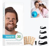 Tiras Nasales Magnéticas 60 Piezas, Dilatador Nasal Anti Ronquidos, Respirar Mejor al Dormir y Deporte, Fijación Extra Fuerte, Comodidad Premium