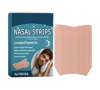 Tiras nasales para respirar, tiras nasales, 36 tiras nasales para dormir, tiras respiratorias para una mejor respiración por la nariz, tiras nasales para un mejor sueño, tiras nasales para