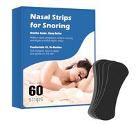 Tiras nasales para ronquidos, tiras nasales extra fuertes para dormir, hipoalergénicas, transpirables, sin dolor, sin látex