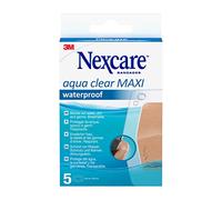 Tiras Nexcare Aqua Clear MAXI Waterproof, 60 mm x 88 mm, 5/Pack