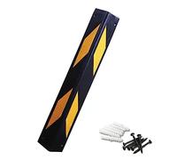 Tiras Protectoras de Esquina, Tiras Reflectantes de Goma anticolisión para Postes, protegen Las Esquinas de la Pared, 1 cm de Grosor, de Colores, 2 Tiras por Paquete, 80 cm Cada una.