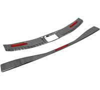 Tiras Protectoras de Parachoques Trasero para Toyota BZ4X 2023, Protector Coche, Cubierta umbral Interior Embellecedor Protector del Maletero(Negro)