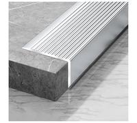Tiras protectoras para escalones de escalones, peldaños de escalera de aluminio, protector de seguridad antideslizante para escalones interiores y exteriores