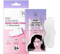 Tiras Puntos Negros Nariz - Nose Strips para Quitar Puntos Negros y Puntos Blancos - Tratamiento con Hamamelis y Niacinamida para Puntos Negros Nariz - 24 Unidades
