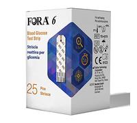 Tiras Reactivas Glicemia FORA6 - Caja de 25 tiras en foilpack