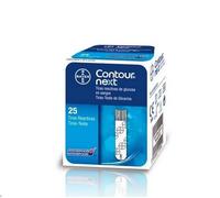 Tiras Reactivas Glucemia Contour Next 25 Unidades - Medición De Glucosa En Sangre