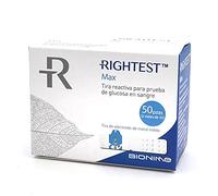 TIRAS REACTIVAS GLUCEMIA RIGHTEST MAX 50 UNIDADES