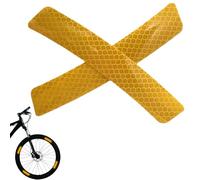 Tiras reflectantes para cubo de rueda - Tira de calcomanía reflectante para cubo de rueda - Pegatinas para cubos de ruedas Calcomanías automotrices Ruedas Seguridad para llantas Accesorios exteriores