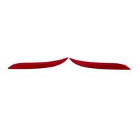Tiras Reflectantes Parachoques Trasero Coche Tira Advertencia 63147183913 63147183914 Compatible Con E60 La Serie 5 2008 2009 2010 reflector parachoques trasero