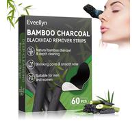Tiras Removedoras de Puntos Negros, Tiras de Carbón Activado para Poros, 60 Piezas, para Todo Tipo de Piel, Mantienen la Piel Limpia y Cierran los Poros (Mujeres y Hombres) (Aloe vera)