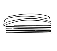 tiras sellado Para VW Para CC Para Arteon 2010-2016 2017 2018 Burlete Tira Ventana Puerta Negro Brillante Burletes Ventanas