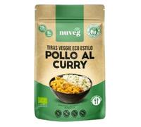 Tiras Veggie Estilo Pollo al Curry, Sin Gluten, 165 g. Pack de 2