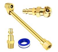 Tire Air Chucks, Heavy-duty Air Connector, Tire Inflator Chuck, Leakproof Air Chuck Closed Ball Air Chuck Car Tire Connector Motorcycle Air Chuck Bike Tire Inflator Durable Air Chucks Tire Inflation A