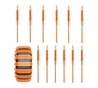 Tire Chains - PE 86x4x0.7cm, Non Slip Chains, Snow Chain | 12 Pieces Adjustable Elastic Tire Straps For Car, Truck, Sedan, Van For Outdoor Travel, Road Trip, Sand, Mud, Ice