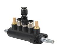 Tire Changer Machine Air Control Foot Pedal Valve 5 Way Aluminium Alloy 36mm Hole Distance Replacement Supplies