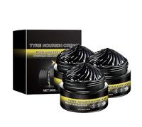 Tire Coating Paste Rapid Acting, Lasting Shine, Rust Protection for Suv, Sedans, Trucks (3Pcs)