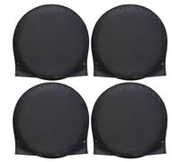 Tire Cover, Oxford Cloth 73x73x23cm 4X Wheel Protector Sun Protection Guard with Elastic Fixing Straps for Car, Truck, RV, Garage, Camping, Travel