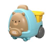 Tire de los coches hacia atrás, empuje y conduzca juguetes para el coche | STEM Pull Back Toy lindo coche de carreras de animales | Aprendizaje de interacción entre padres e hijos y habilidades