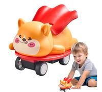 Tire del auto para niños para niños 1-3, tire de juguetes para niños pequeños 1-3, Lindos juguetes de scooter de dibujos animados, Aprender el juego para usuarios de viviendas, usuarios comerciales, a
