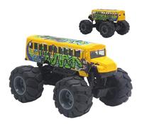 Tire del autobús escolar, empuje el juguete del autobús escolar | Pull Back Play Bus de aleación - Vehículos de juguete para niños y niñas a partir de 3 años, juguetes de habilidades motoras