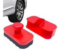 Tire Dressing Applicator - Tyre Dressing Applicator with Lid, Tire Shine Brush | Reusable Brush For Exterior Wash Cleaning Applying Wheel Trim Interior Detailing Care Car Truck SUV | Ergonomic Grip