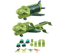 Tire hacia Atrás el del Juguete del Avión de Transporte del Dinosaurio para los Niños, Regalo Seguro y Divertido del Juego para los Niños, Material Plástico (Genericcker4s03m2-10351225)