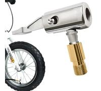 Tire Inflator Nozzle - Copper Zinc Alloy 5,2 x 5 cm | Air Compressor Tire Inflator Attachment, Quick Connect Air Chuck | Fast Tiře Inflation For Cars Trucks And Motorcycles