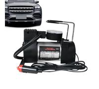 Tire Inflator Portable | 12V DC-Powered with Pressure Gauge | Electric Air Pump Portable Tire Inflator - for Pool Floats Ball Inflatables Outdoor Road Trip Camping Survival Vehicle Bike