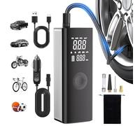 Compresor de aire portátil inflador de neumáticos, bomba de aire inalámbrica de 180 PSI para neumáticos de coche con batería de 20000 mAh y medidor de presión digital, bomba de aire inteligente rápida