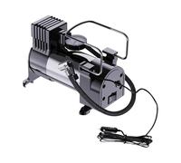Tire Inflator, Portable Air Compressor Pump, Powerful Fast Inflation, Multifunctional Nozzle Set, Ideal for Car Tires, Balls, Outdoor Travel, Family Fun, Daily Commuting Black